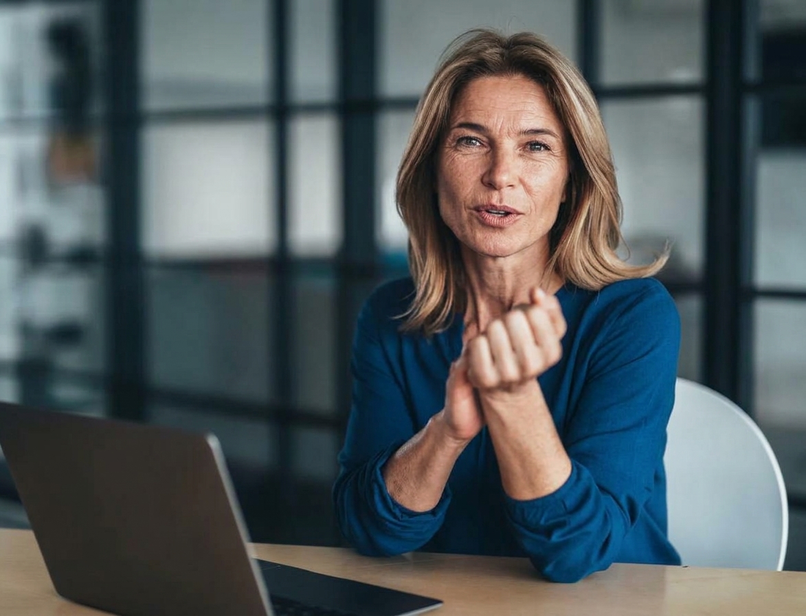A customer speaking during an illustrative sales call